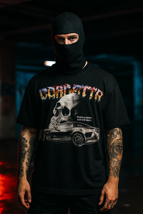 Oversized faded CORVETTE t-shirt